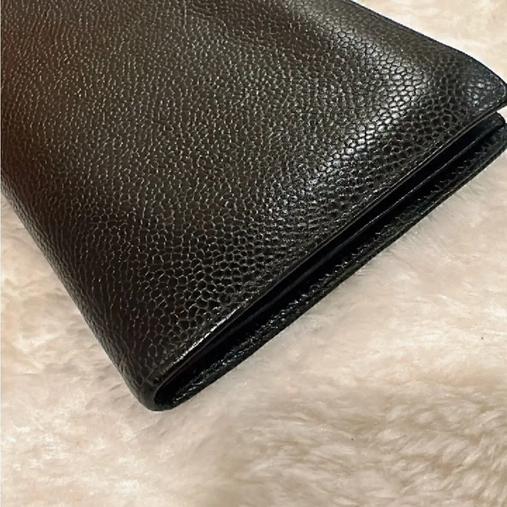 💯% Authentic CHANEL CC Black Caviar Wallet✨ - Picture 3 of 15